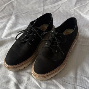 Dolce Vita Black Lace-Up Shoes